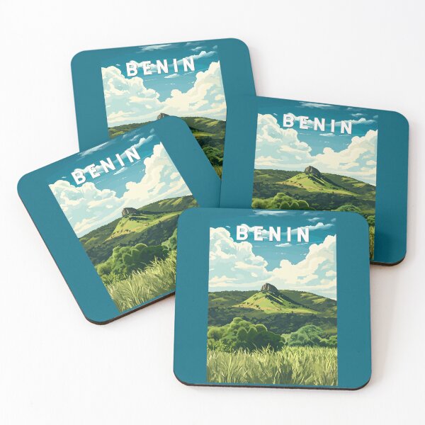 Item preview, Benin Illustration Travel Art Vintage designed and sold by KrisSidDesigns.