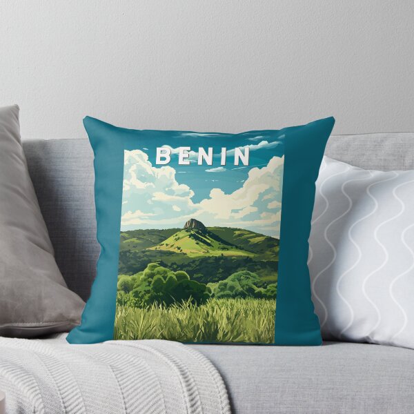 Item preview, Benin Illustration Travel Art Vintage designed and sold by KrisSidDesigns.
