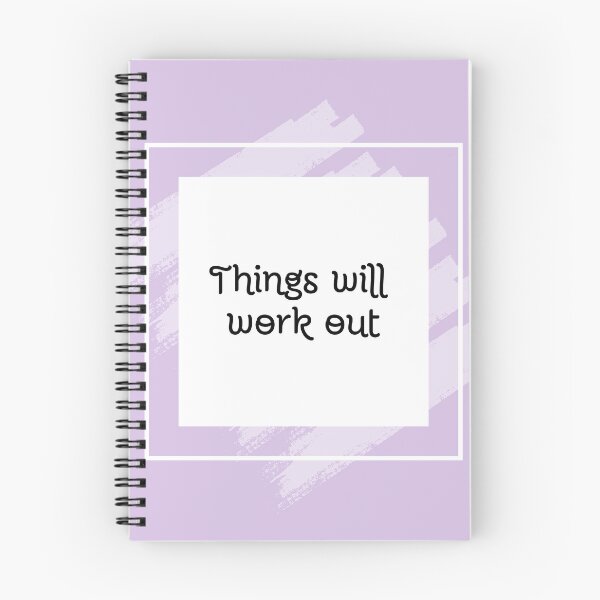 Item preview, Things will work out - motivational quote designed and sold by Naquo.