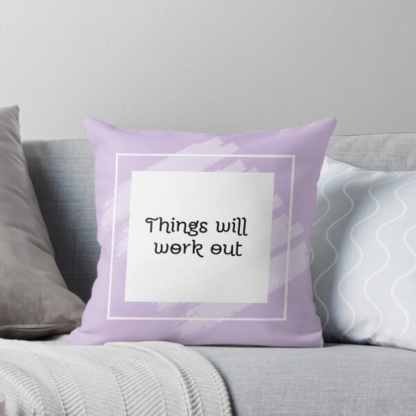 Item preview, Things will work out - motivational quote designed and sold by Naquo.