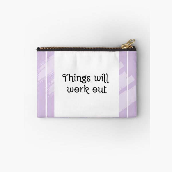 Item preview, Things will work out - motivational quote designed and sold by Naquo.