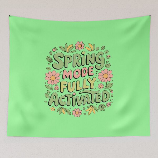 Item preview, Spring Mode Fully Activated – Floral Nature Art designed and sold by TeeGrit.
