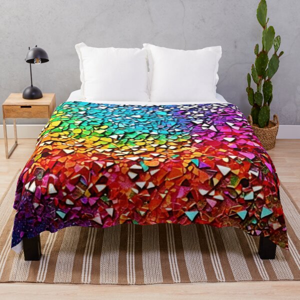 Item preview, Rainbow Fragment Mosaic designed and sold by Health And Fitness Posts e-Store.