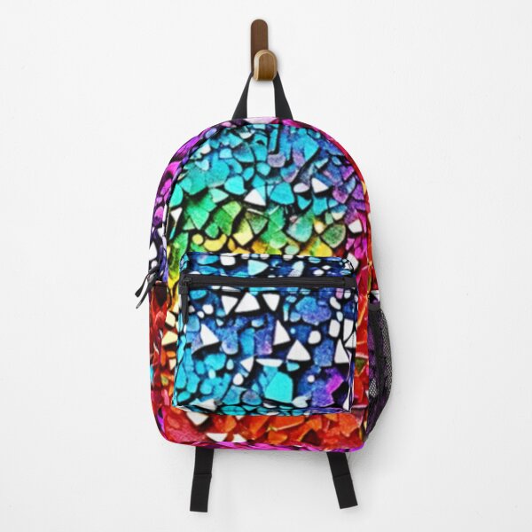 Item preview, Rainbow Fragment Mosaic designed and sold by Health And Fitness Posts e-Store.