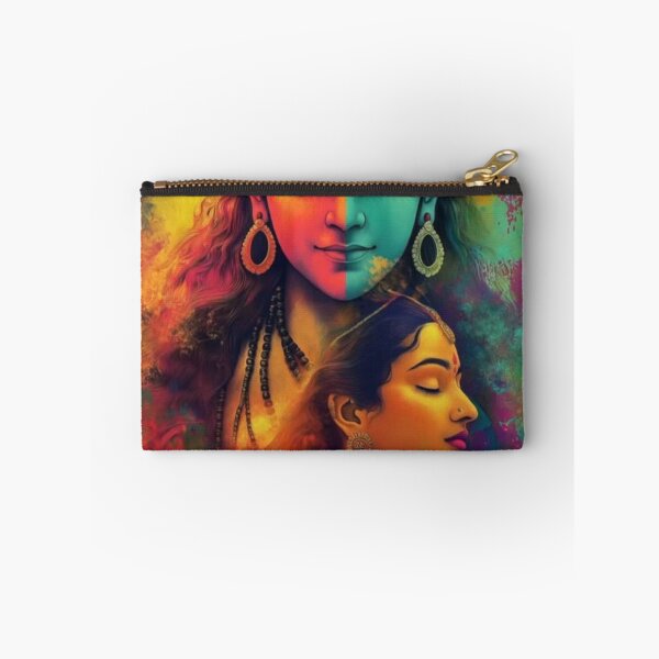 Item preview, Divine Ardhanarishvara – Shiva & Parvati Cosmic Balance Art designed and sold by PrintopiaHub.