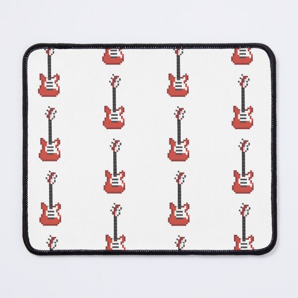 Item preview, Pixel Art Red Electric Guitar Design designed and sold by K1llexx.