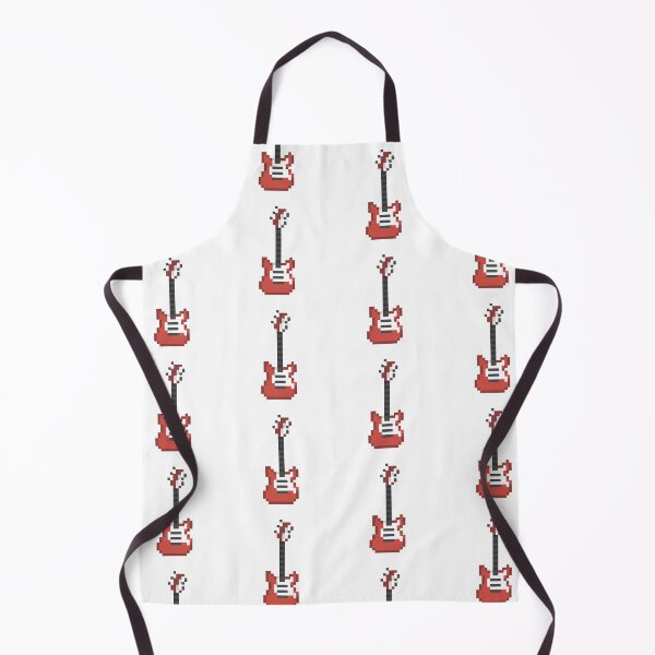 Item preview, Pixel Art Red Electric Guitar Design designed and sold by K1llexx.