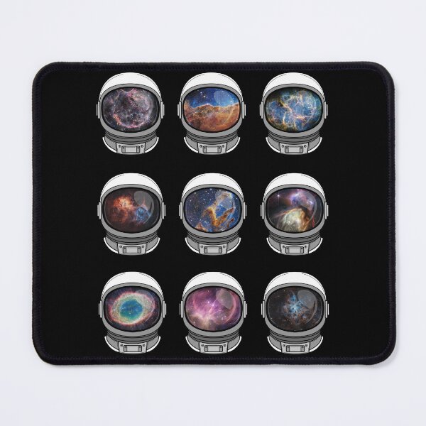 Item preview, Nebula Astronaut Helment Collage designed and sold by Sciencey Shirts.