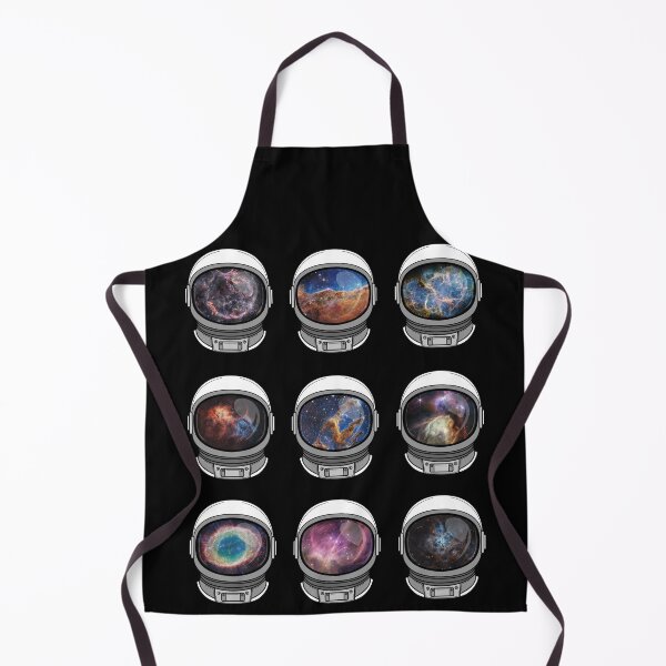 Item preview, Nebula Astronaut Helment Collage designed and sold by Sciencey Shirts.