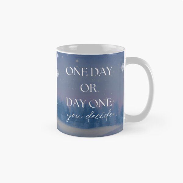 Item preview, One day or day one - Motivational quote design designed and sold by Naquo.