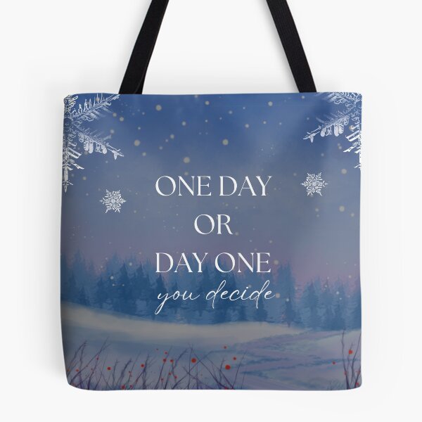 Item preview, One day or day one - Motivational quote design designed and sold by Naquo.