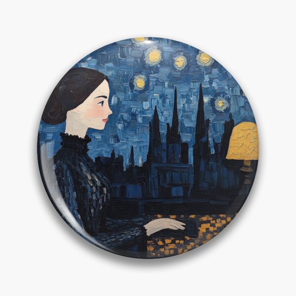 Item preview, Ada Lovelace | Post-impressionist painting style designed and sold by ComicsFactory.