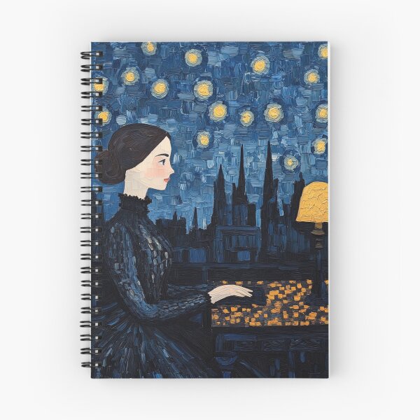 Item preview, Ada Lovelace | Post-impressionist painting style designed and sold by ComicsFactory.