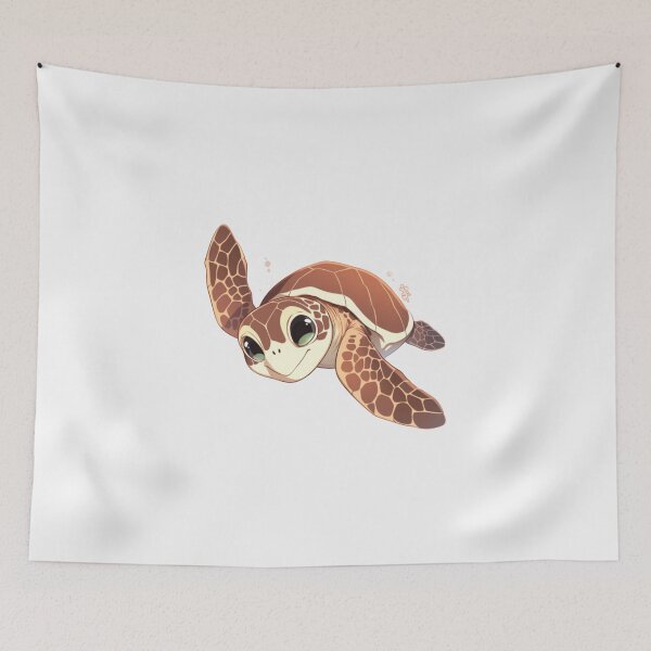 Item preview, Cute happy friend sea turtle designed and sold by PatternFly.