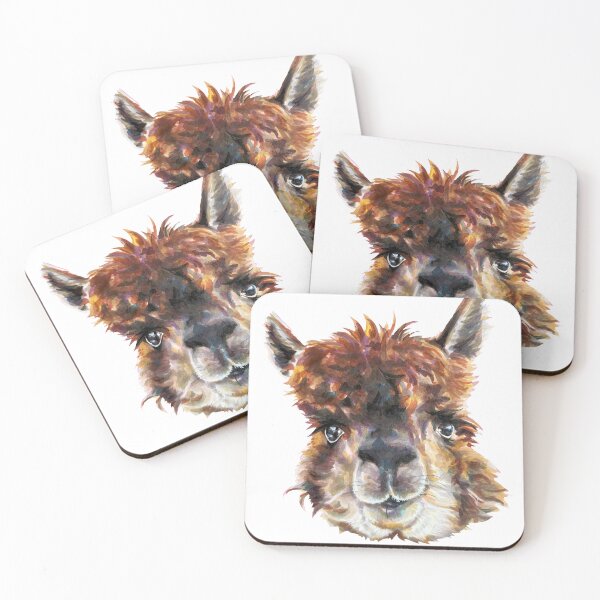 Item preview, Llama face drawn in matker designed and sold by Paintbrushbetty.