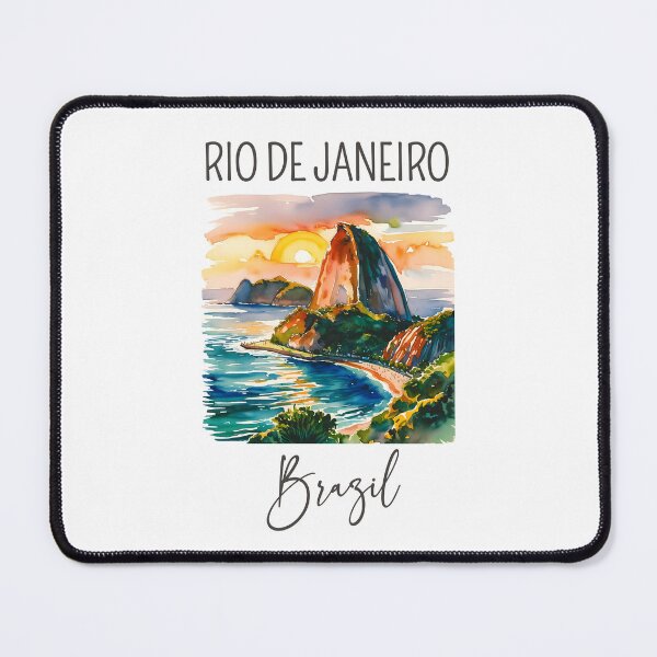 Item preview, A Watercolor Design of Rio de Janeiro - Brazil  designed and sold by Sketch-Shack.