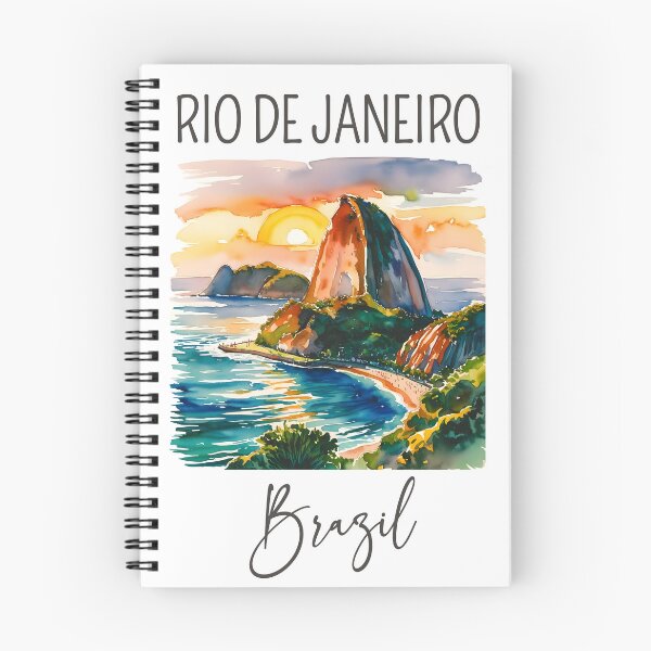 Item preview, A Watercolor Design of Rio de Janeiro - Brazil  designed and sold by Sketch-Shack.