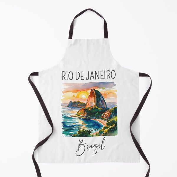 Item preview, A Watercolor Design of Rio de Janeiro - Brazil designed and sold by Sketch-Shack.