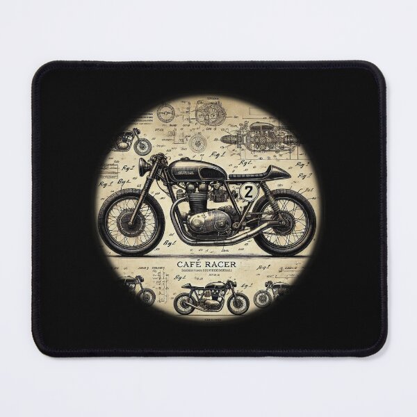 Item preview, Cafe Racer Patent Design designed and sold by Lucid-Threadz.