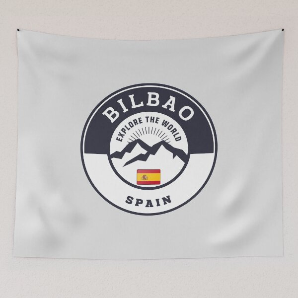 Item preview, Bilbao Spain Black and White Crest designed and sold by World Designs.