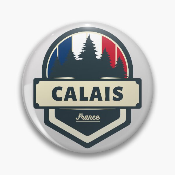 Item preview, Calais France Retro Vintage Badge designed and sold by World Designs.
