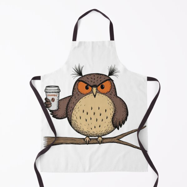 Item preview, Brewed Awakening: Owl's Morning Buzz designed and sold by Coollzone.
