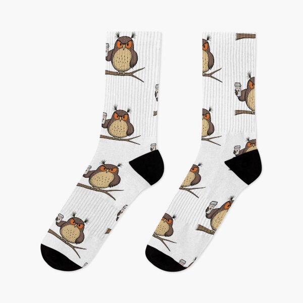 Item preview, Brewed Awakening: Owl's Morning Buzz designed and sold by Coollzone.