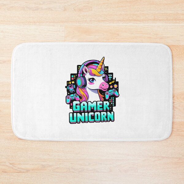 Item preview, Gamer Unicorn: Pixel Power Gamer designed and sold by zoughlal.