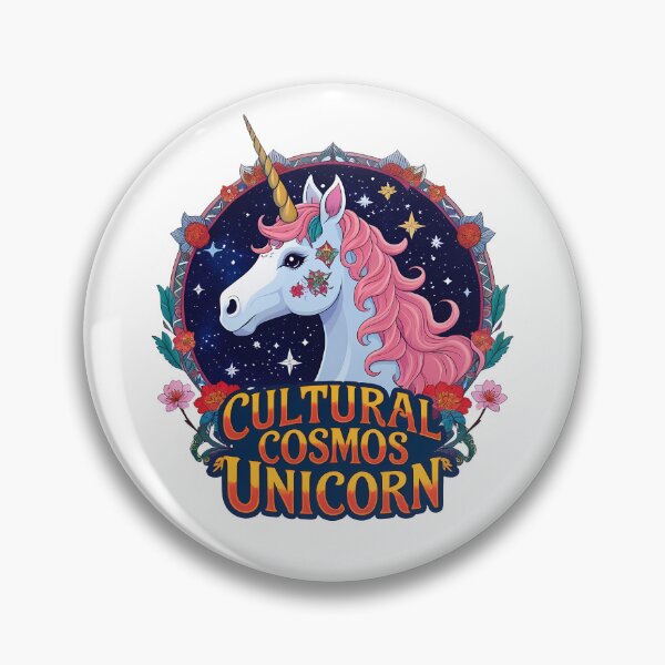 Item preview, Unicornio del cosmos cultural: armonía global designed and sold by zoughlal.