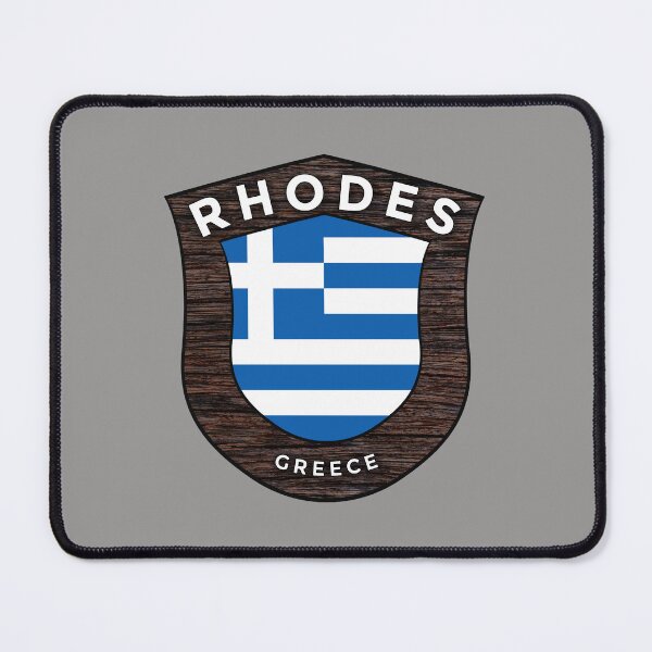Item preview, Rhodes Greece Emblem Flag designed and sold by World Designs.