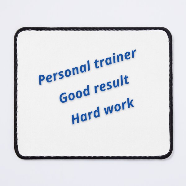 Item preview, personal trainer good result hard work designed and sold by echotek.