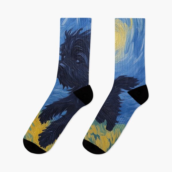 Item preview, Affenpinscher | Post-impressionist painting style designed and sold by ComicsFactory.