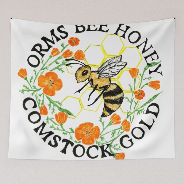 Item preview,  Orms Bee Honey Comstock Gold Logo  designed and sold by Betsy Phillips.