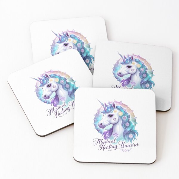 Item preview, Mystical Healing Unicorn: Chakra Harmony Edition designed and sold by zoughlal.