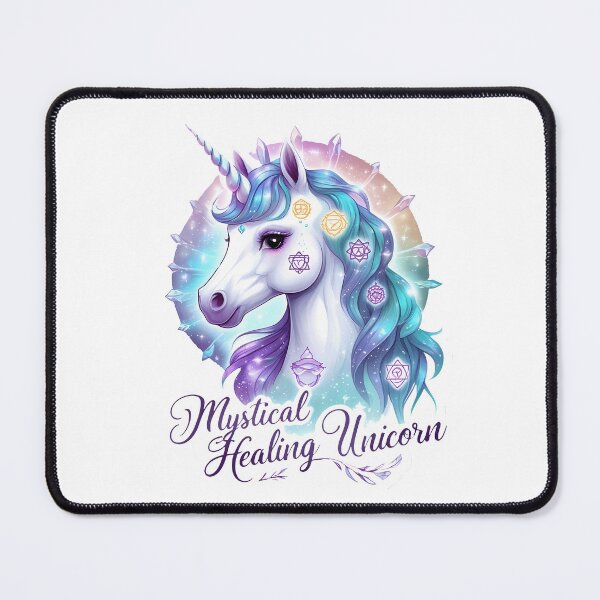 Item preview, Mystical Healing Unicorn: Chakra Harmony Edition designed and sold by zoughlal.