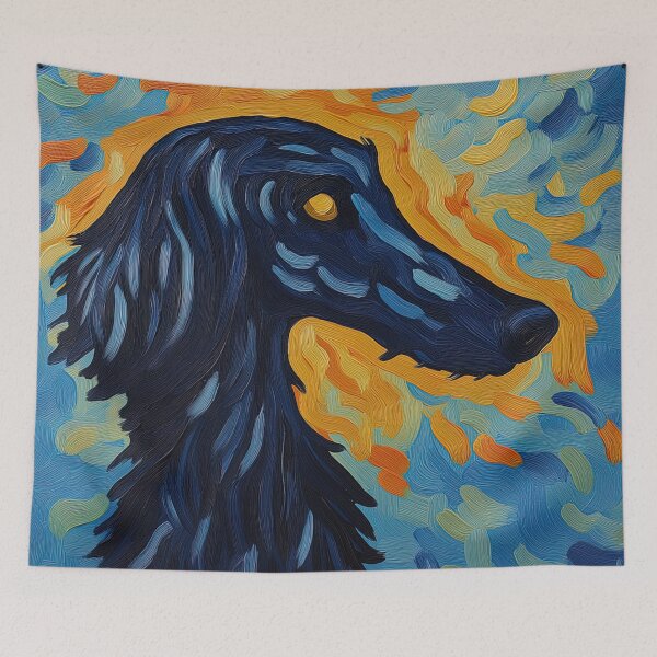 Item preview, Afghan Hound | Post-impressionist painting style designed and sold by ComicsFactory.
