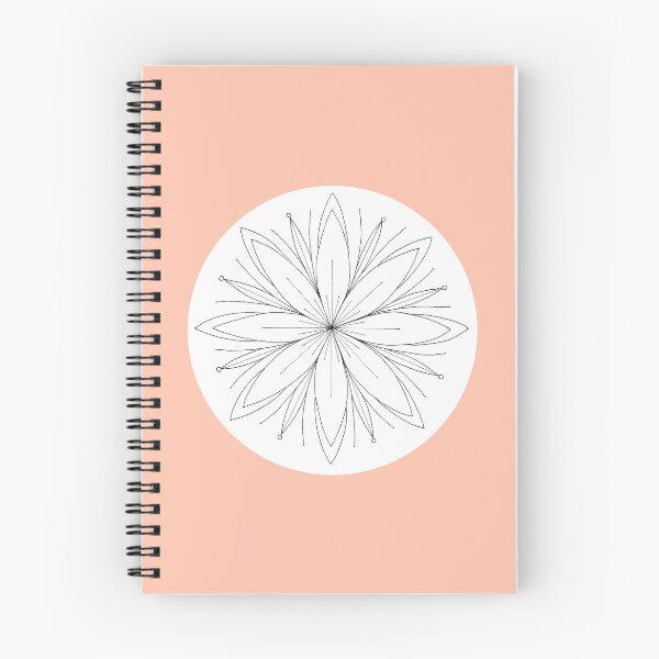 Item preview, Geometric Flower - Coral designed and sold by J-MT.