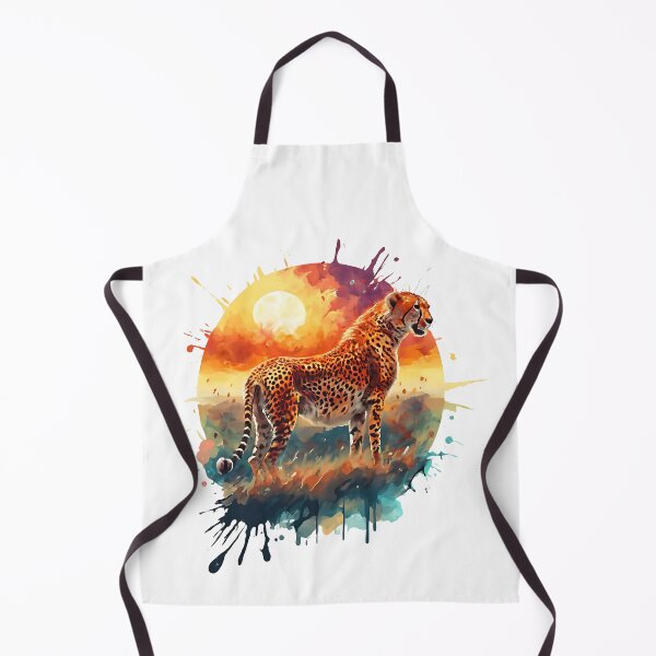Item preview, Cheetah roaming the savanna designed and sold by Ann Miu Deluxe.