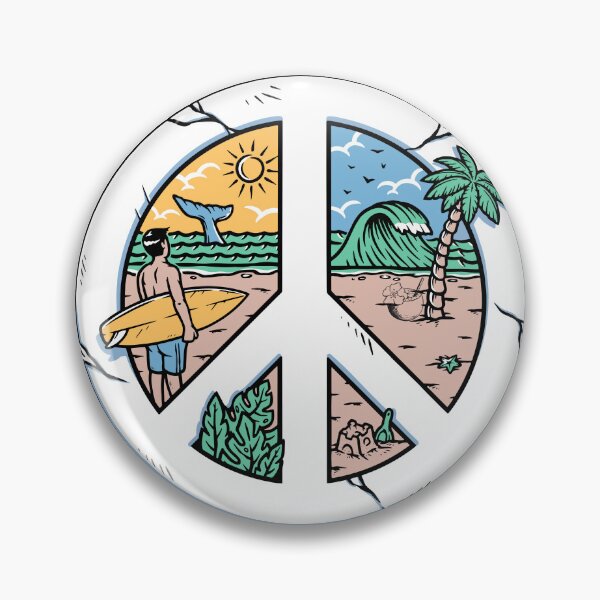 Item preview, Peace, Love, Surf designed and sold by Anitkaaa.
