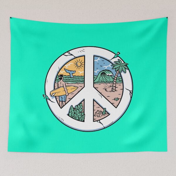 Item preview, Peace, Love, Surf designed and sold by Anitkaaa.