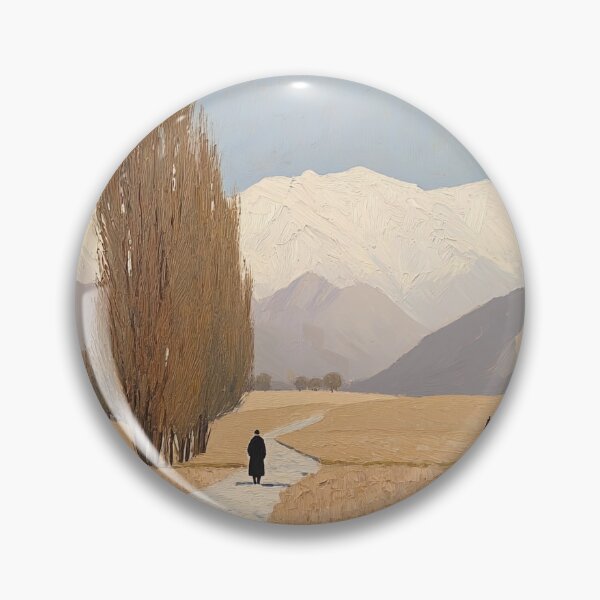 Item preview, Afghanistan landscape | Post-impressionist painting style designed and sold by ComicsFactory.