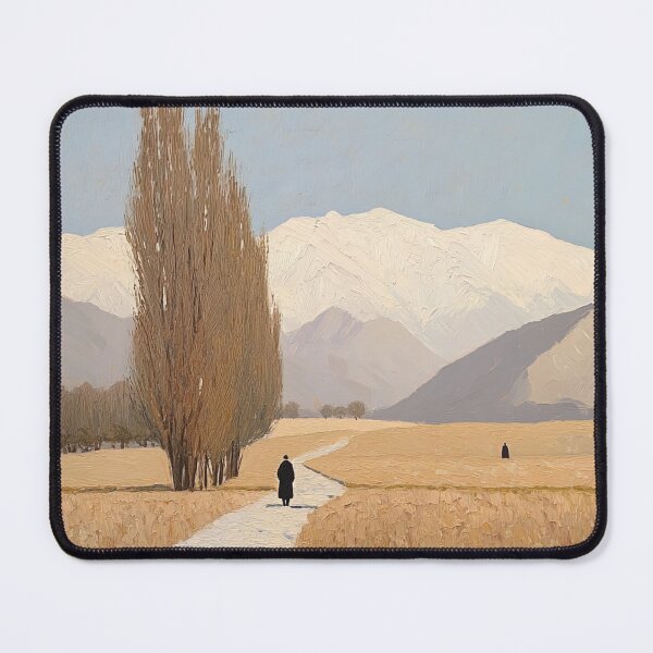 Item preview, Afghanistan landscape | Post-impressionist painting style designed and sold by ComicsFactory.