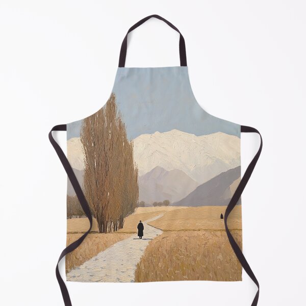 Item preview, Afghanistan landscape | Post-impressionist painting style designed and sold by ComicsFactory.