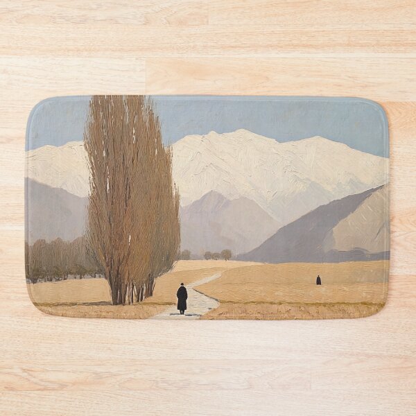 Item preview, Afghanistan landscape | Post-impressionist painting style designed and sold by ComicsFactory.