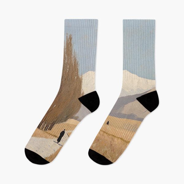 Item preview, Afghanistan landscape | Post-impressionist painting style designed and sold by ComicsFactory.