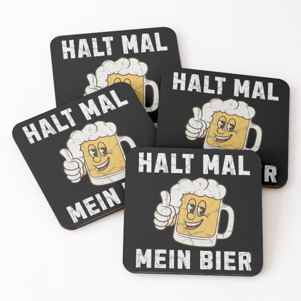 Artikelvorschau, Halt mal mein Bier Illustration Bierkrug entworfen und verkauft von MEMES-GER.