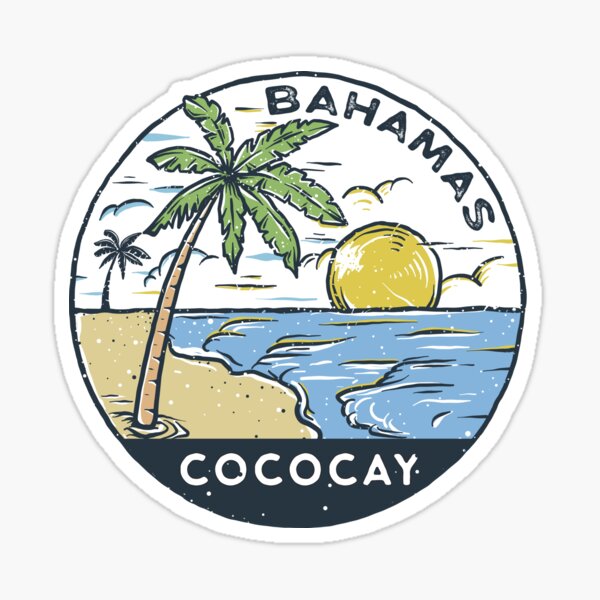 CocoCay Bahamas Vintage Sticker