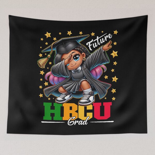 Item preview, Future HBCU Grad Dabbing Girl Graduation for Girls Kids designed and sold by NUMAcreations.