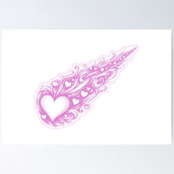 Item preview, Heart Comet designed and sold by Tenpaces.