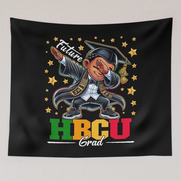 Item preview, Future HBCU Grad Dabbing Kid Graduation for boys Kids designed and sold by NUMAcreations.